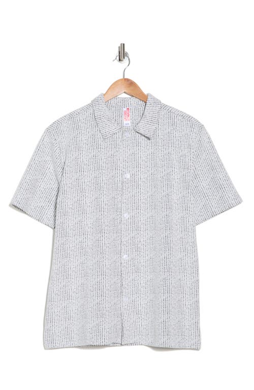 Fleece Factory Honeycomb Short Sleeve Button-up Shirt