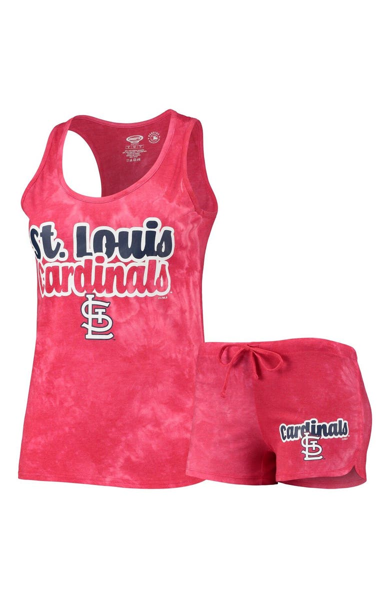 CONCEPTS SPORT Women's Concepts Sport Red St. Louis Cardinals Billboard Racerback Tank Top & Shorts Set, Main, color, 