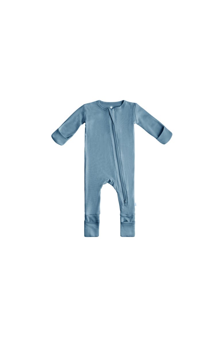 Baby Pajamas with DreamCuffs®, Alternate, color, Ocean Blue