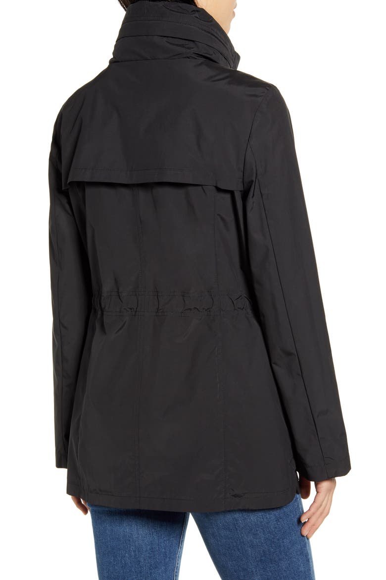 Packable Rain Jacket, Alternate, color, BLACK