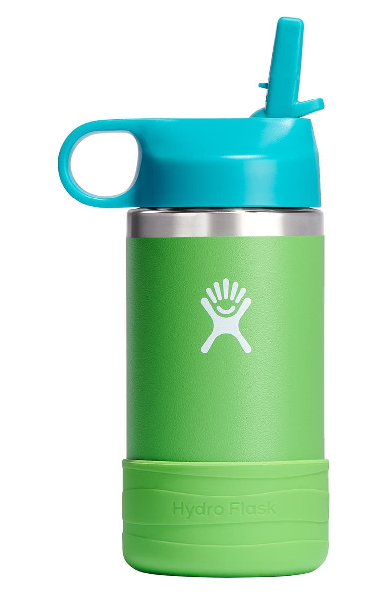 Hydro Flask Kids' 12-Ounce Wide Mouth Straw Cap Water Bottle, Main, color, 