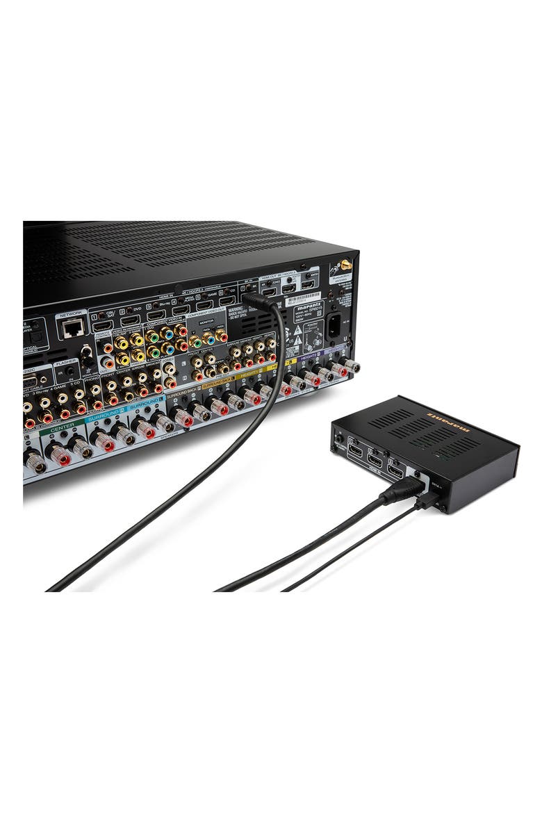 VS3003 3 In and 1 Out HDMI Switcher, Alternate, color, Black