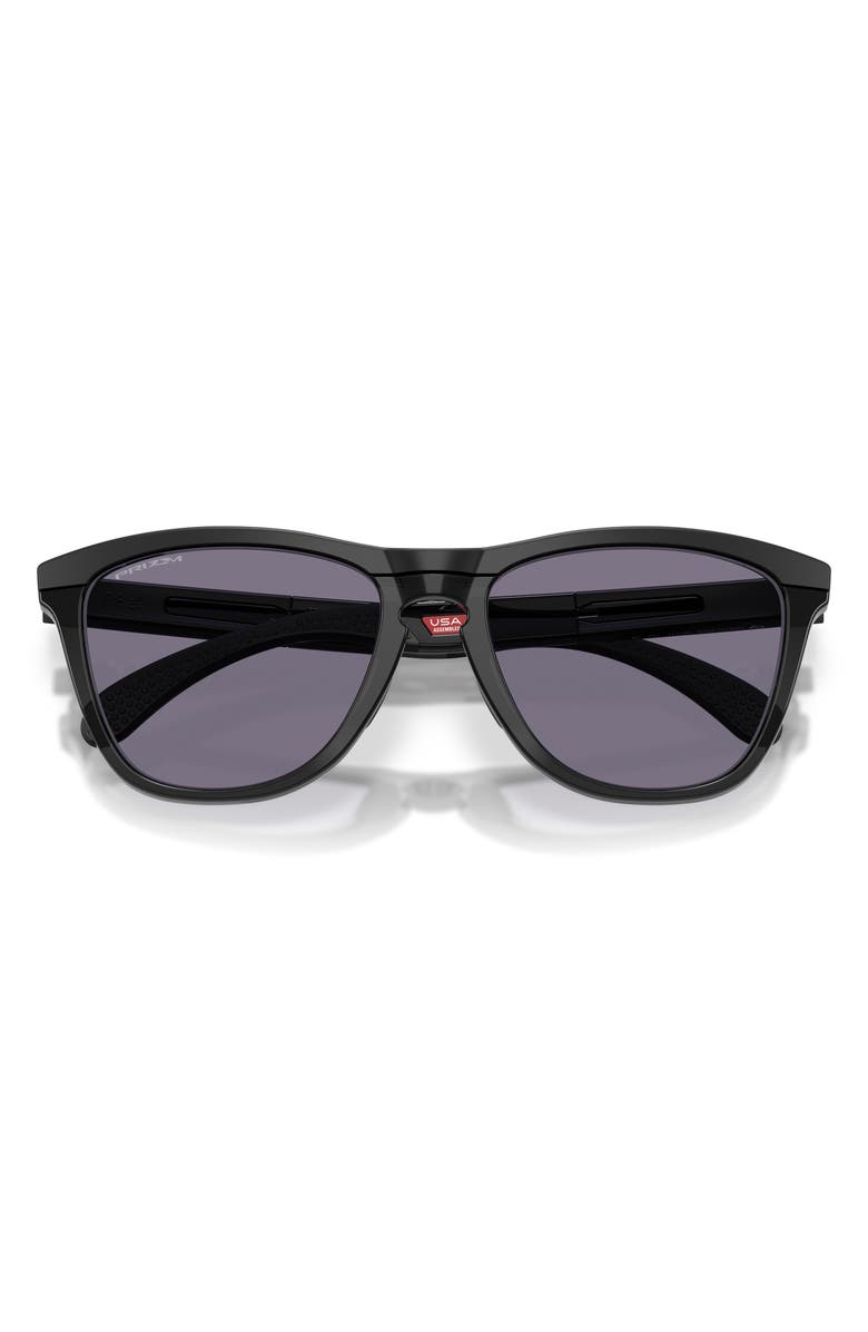 Oakley Frogskins<sup>™</sup> Range 58mm Prizm<sup>™</sup> Round Sunglasses, Alternate, color, Matte Black / Prizm Grey