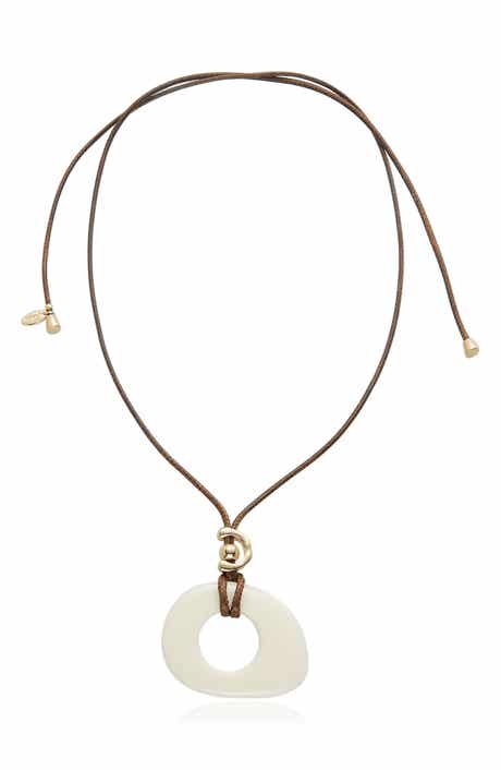 Ettika Abstract Pendant Cord Necklace