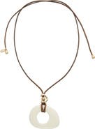Ettika Abstract Pendant Cord Necklace