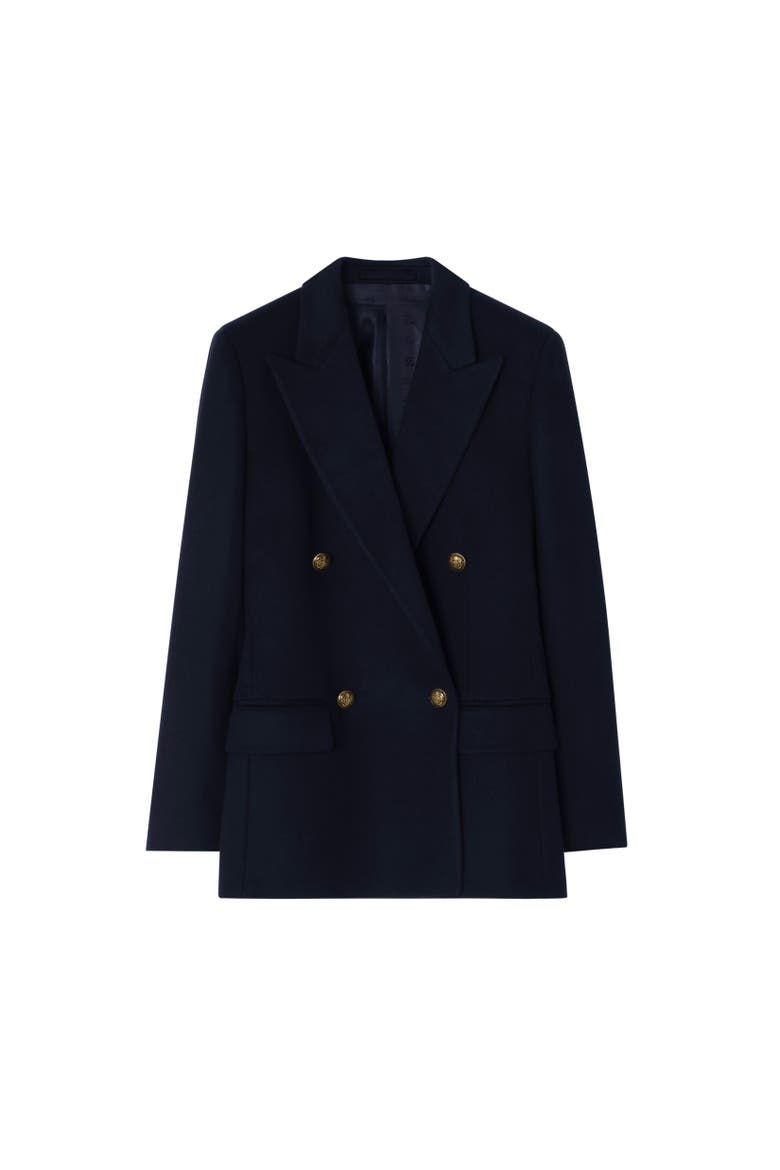 Cashmere Tailored Jacket, Alternate, color, Navy