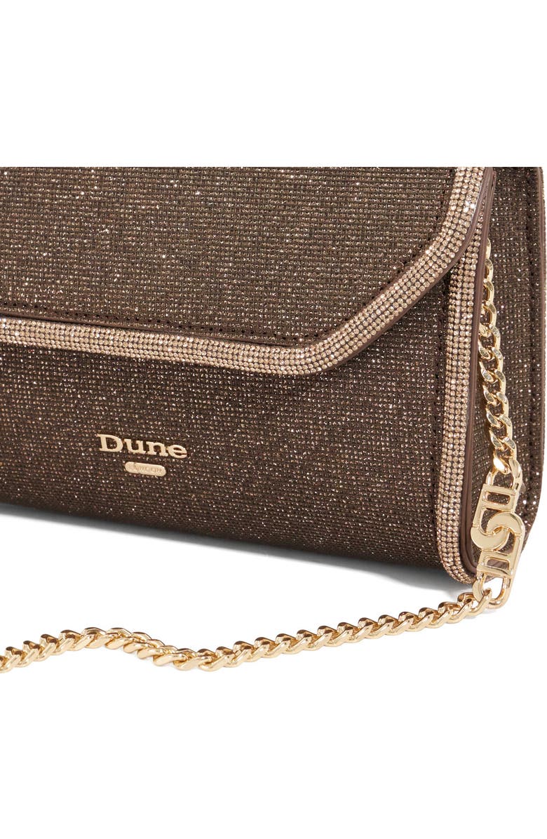 Dune London Bellini Clutch, Alternate, color, Bronze