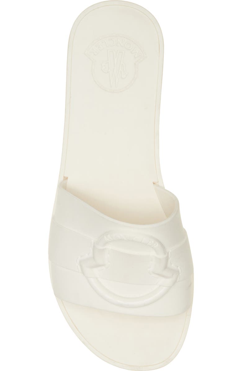 Moncler Mon Slide Sandal, Alternate, color, Gardenia