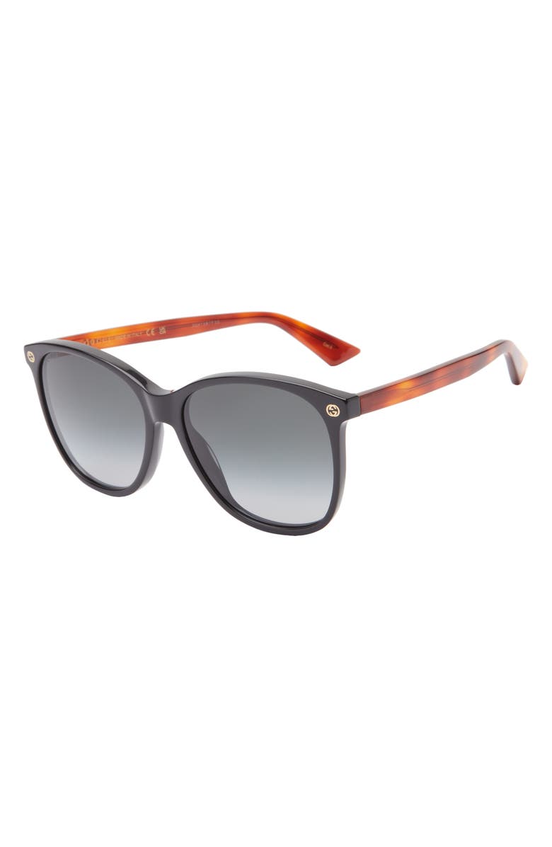Gucci 58mm Cat Eye Sunglasses, Alternate, color, 