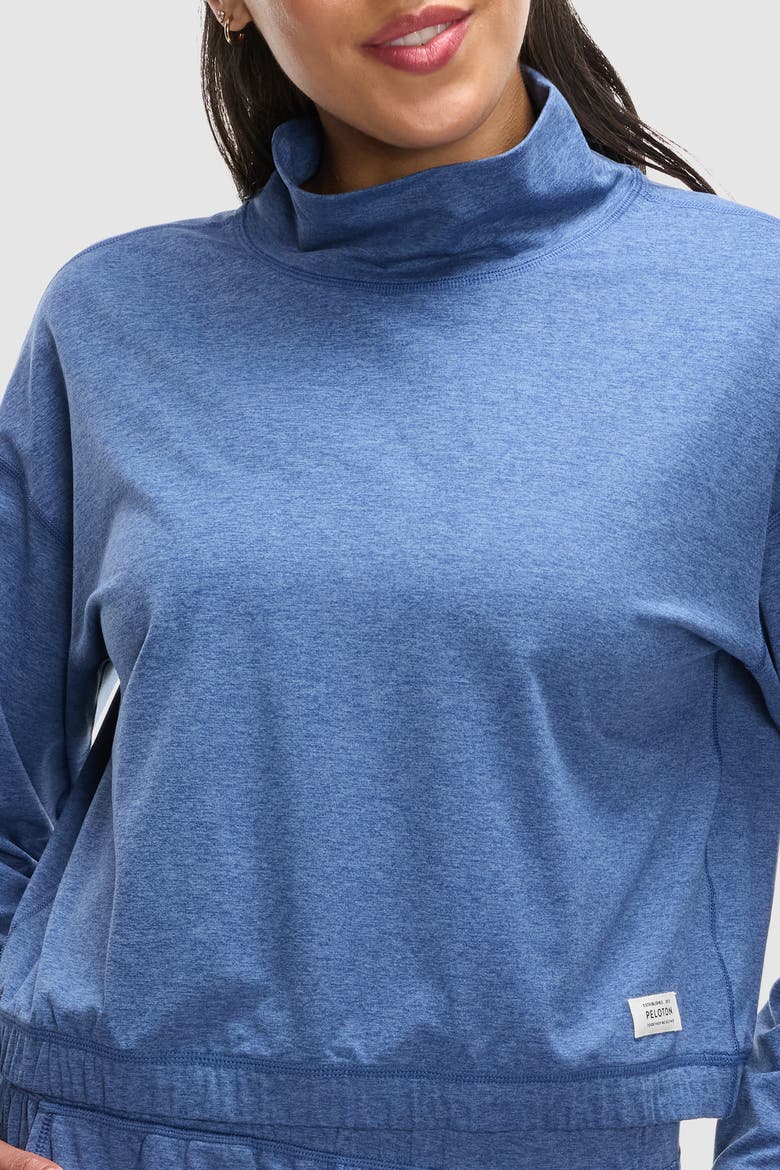 Dreamblend Funnel Neck, Alternate, color, Deep Cobalt