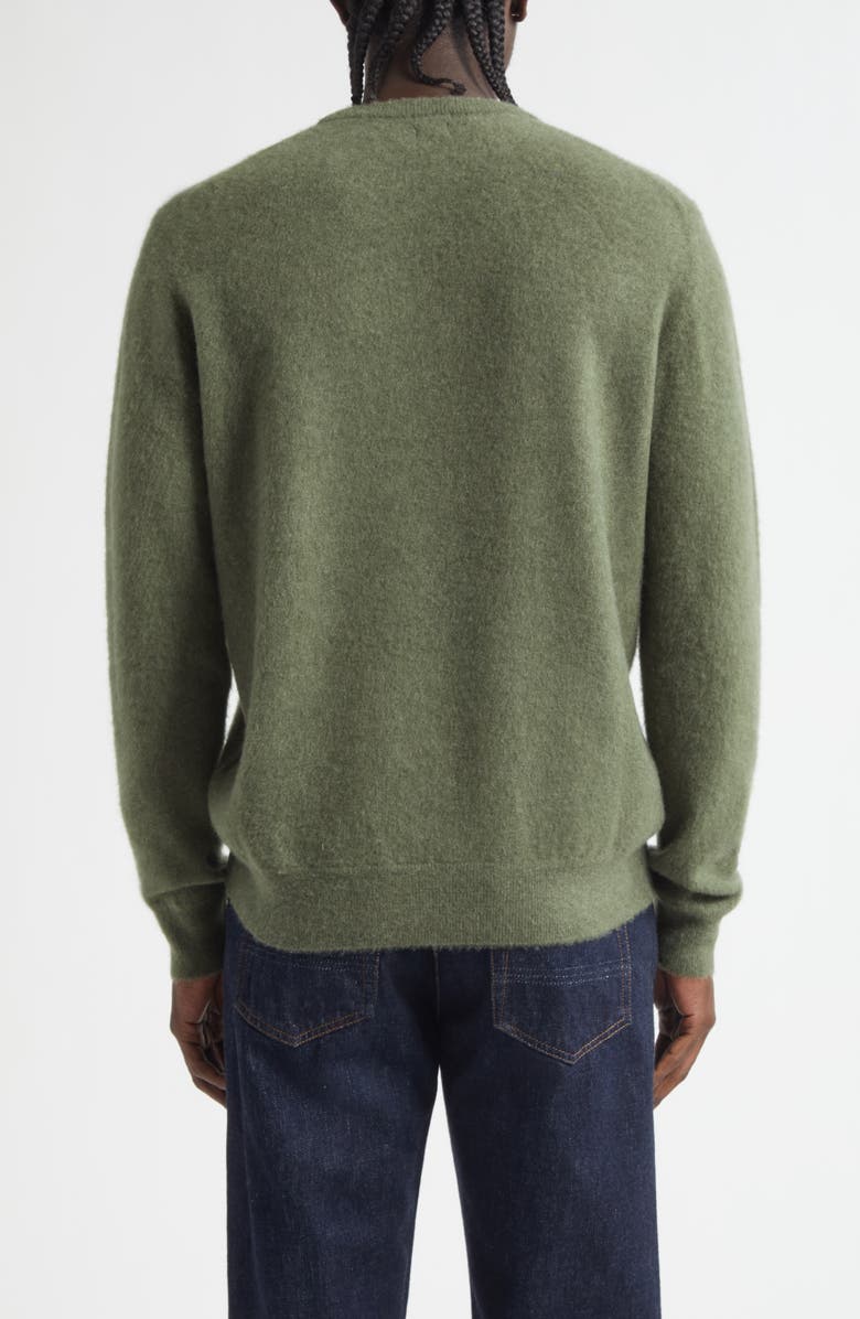 Massimo Alba Men's Crewneck Cashmere Sweater, Alternate, color, Militare