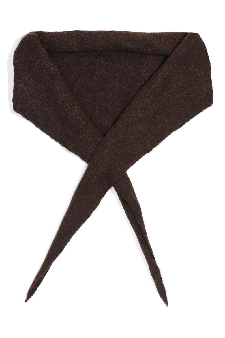 Courchevel Triangle Scarf, Main, color, BROWN