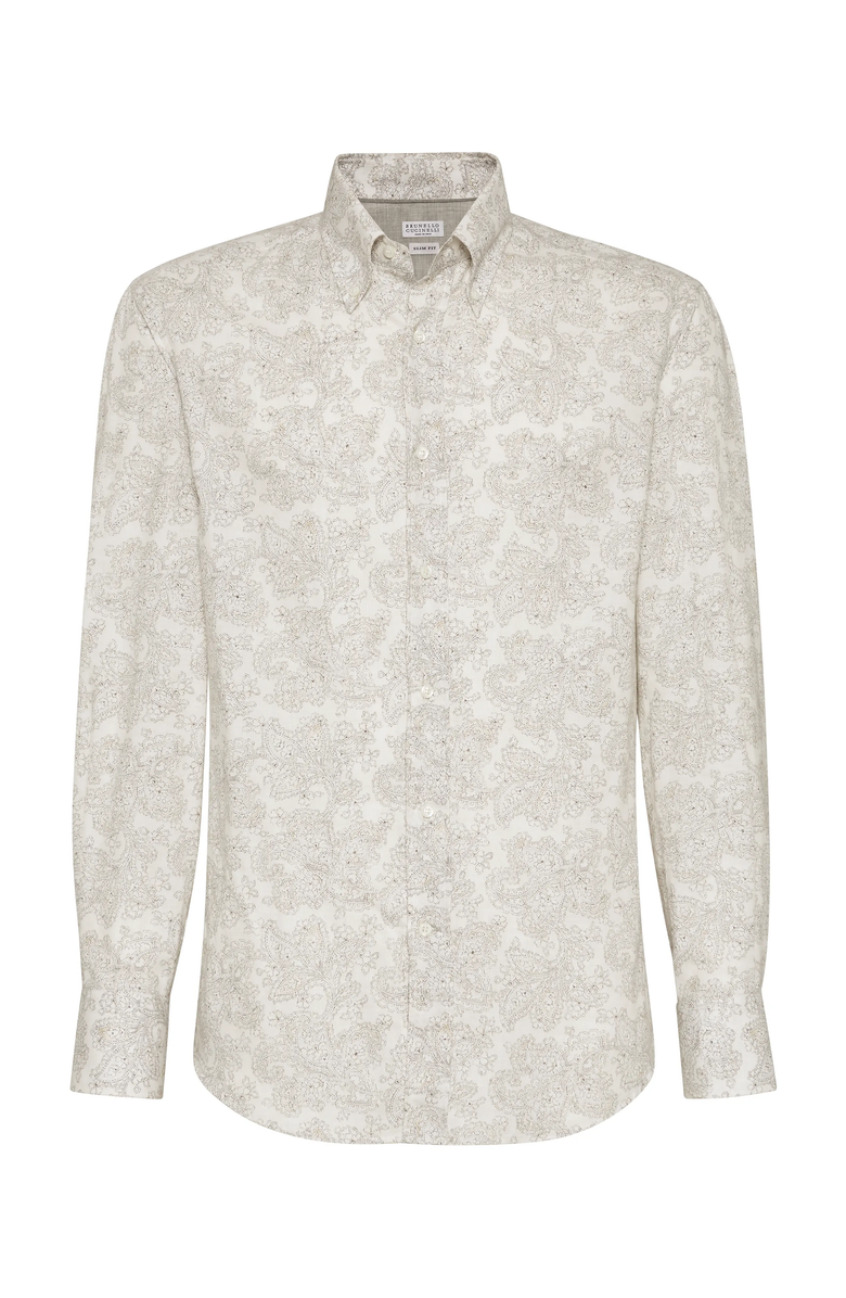 Brunello Cucinelli Button-down collar shirt, Main, color,