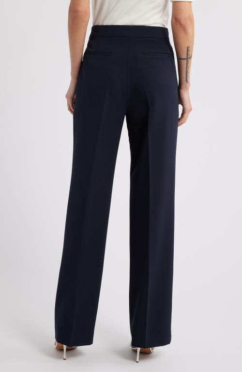 Hugo Boss Boss Tilepa Straight Leg Pants In Sky Captain