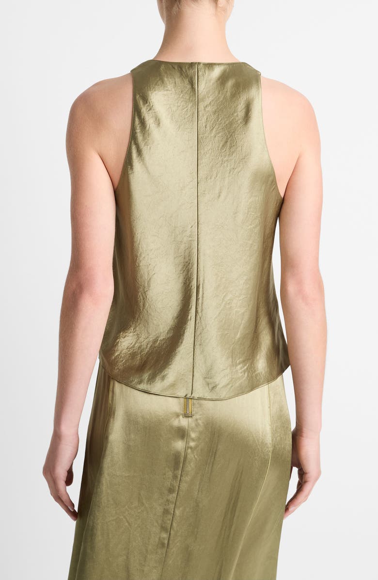 Vince Satin Crossover Tank, Alternate, color, 