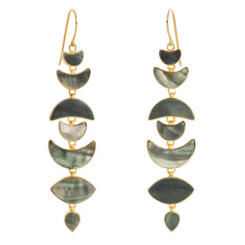 Freya Rose Warrioress Noir Moon Drops In Gold