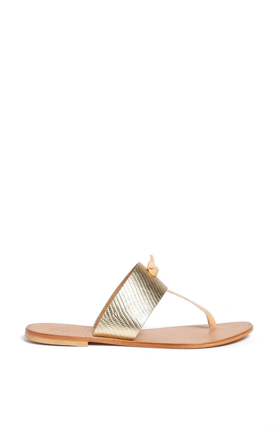 a la Plage 'Nice' Flip Flop, Alternate, color, PLATINUM