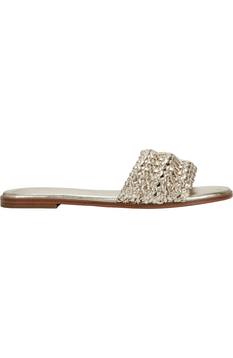 Marc Fisher LTD Vickee Slide Sandal, Alternate, color, Gold