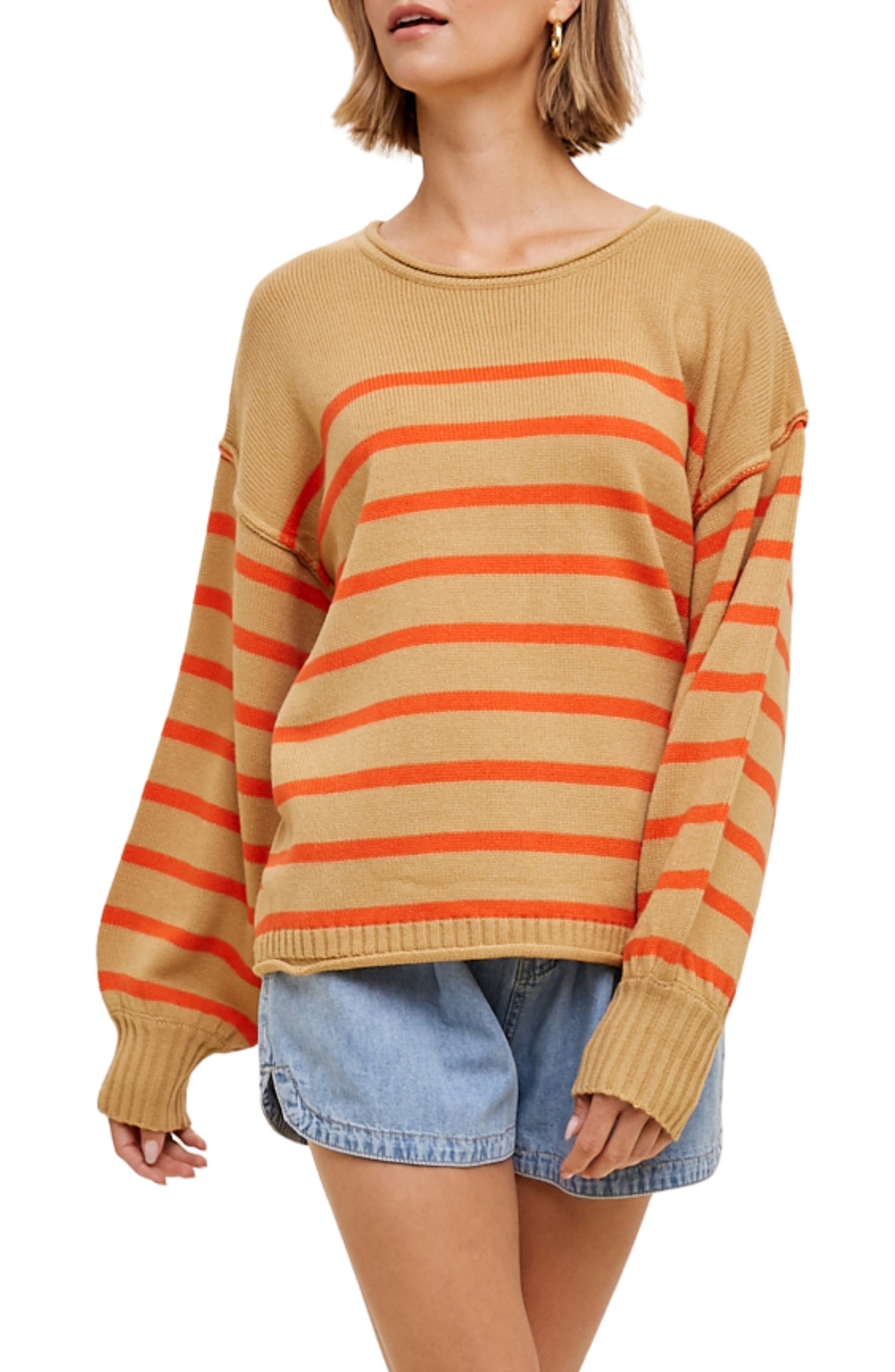 WISHLIST Stripe Knit Sweater