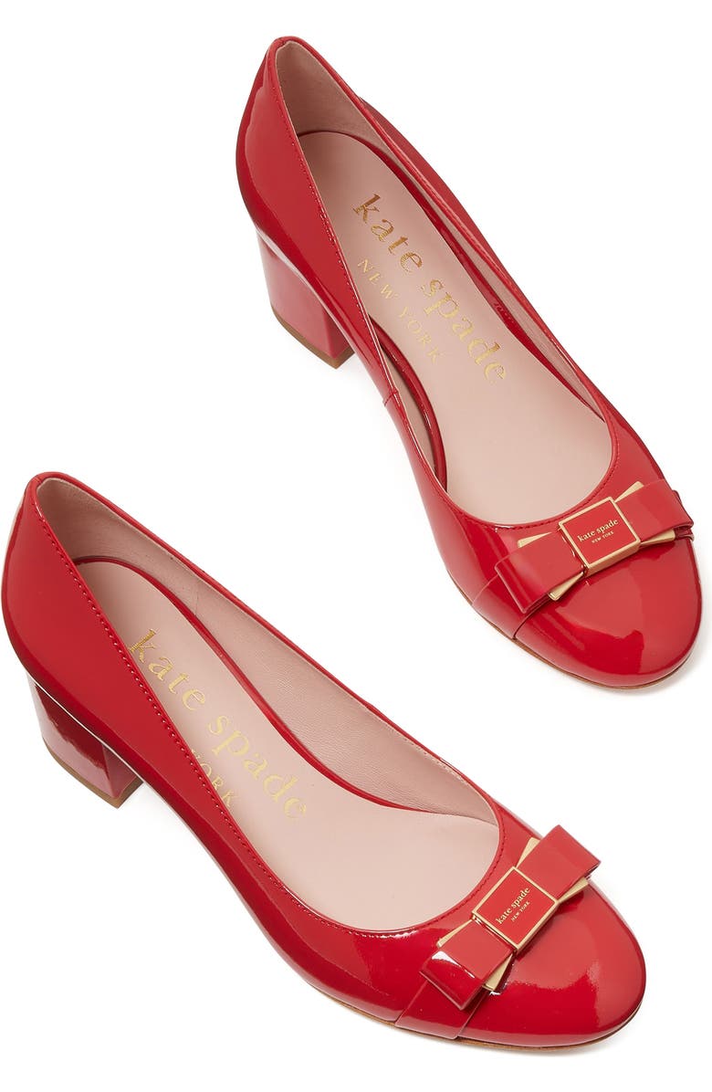 Kate Spade New York bowdie ballet pump, Alternate, color,