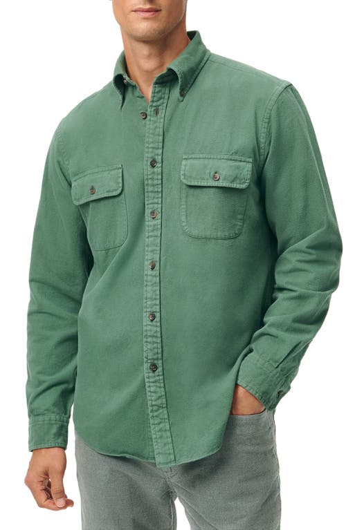 Brooks Brothers Supersoft Flannel Button-Down Shirt in Dark Forest 