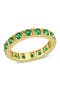 selected Green Cz/Yellow-Plated