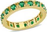 Julianna B. Cubic Zirconia Eternity Ring Sterling Silver