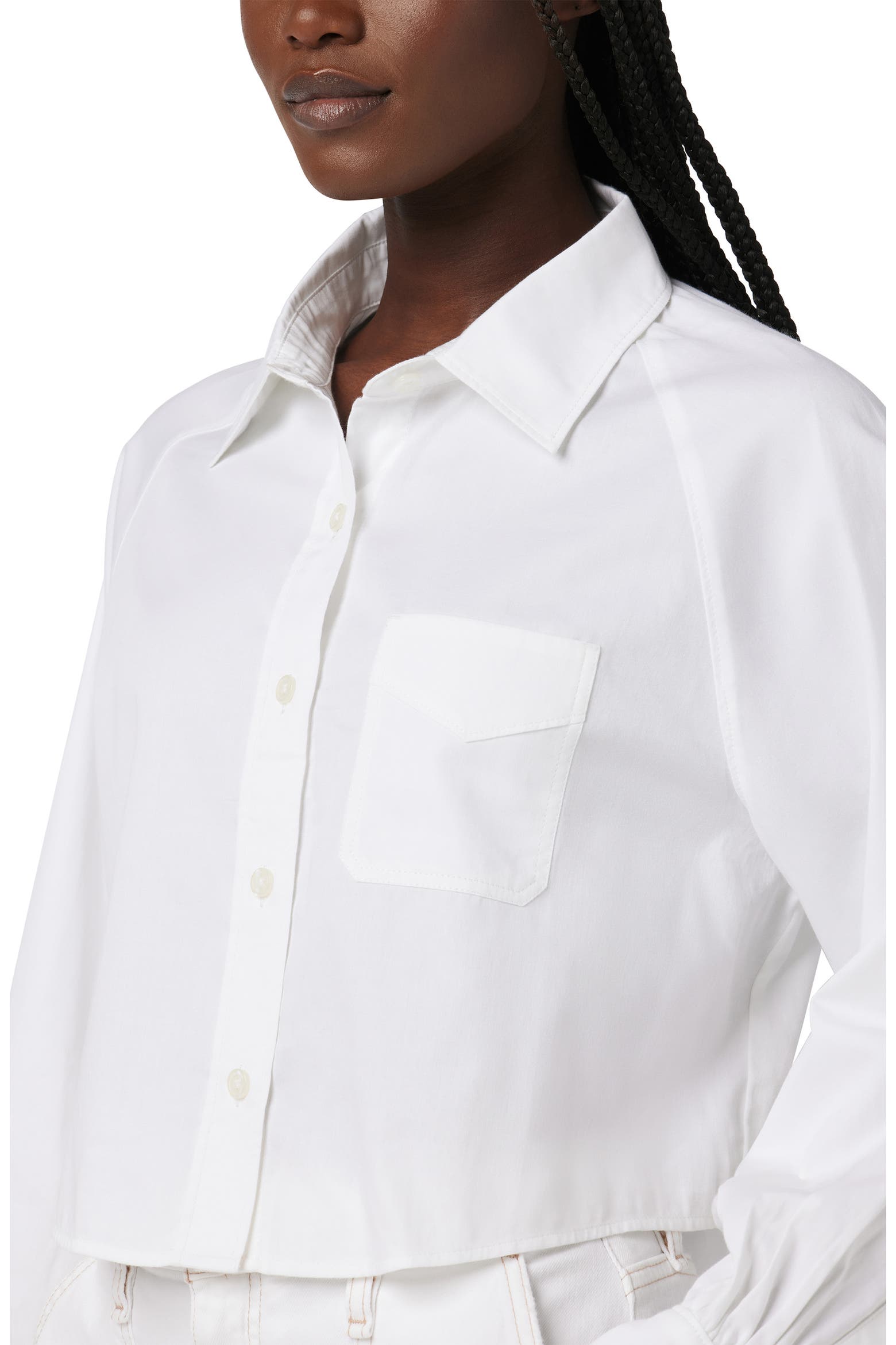 Raglan Balloon Sleeve Button-Down Top (Women) | Nordstromrack