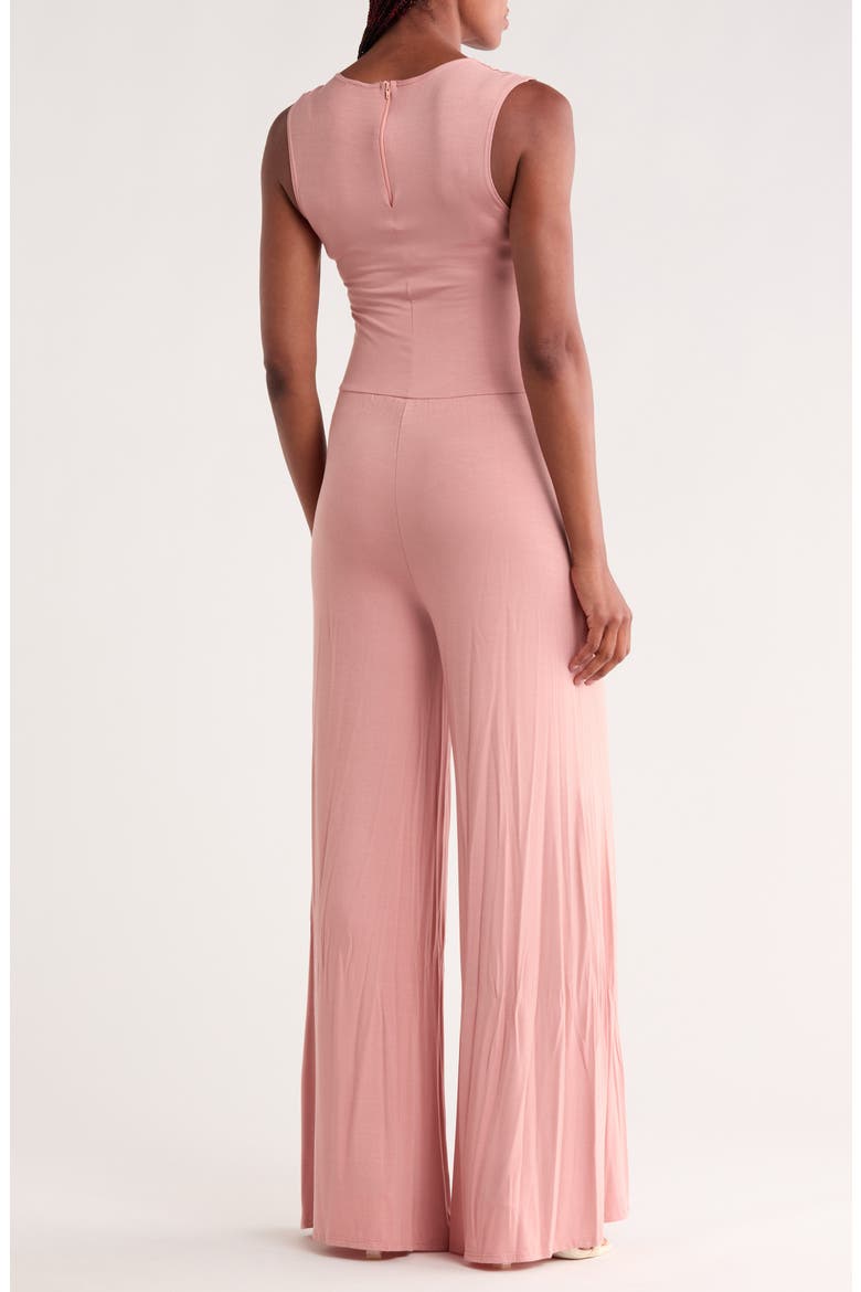 Sleeveless Wide Leg Jumpsuit, Alternate, color, DARK MAUVE