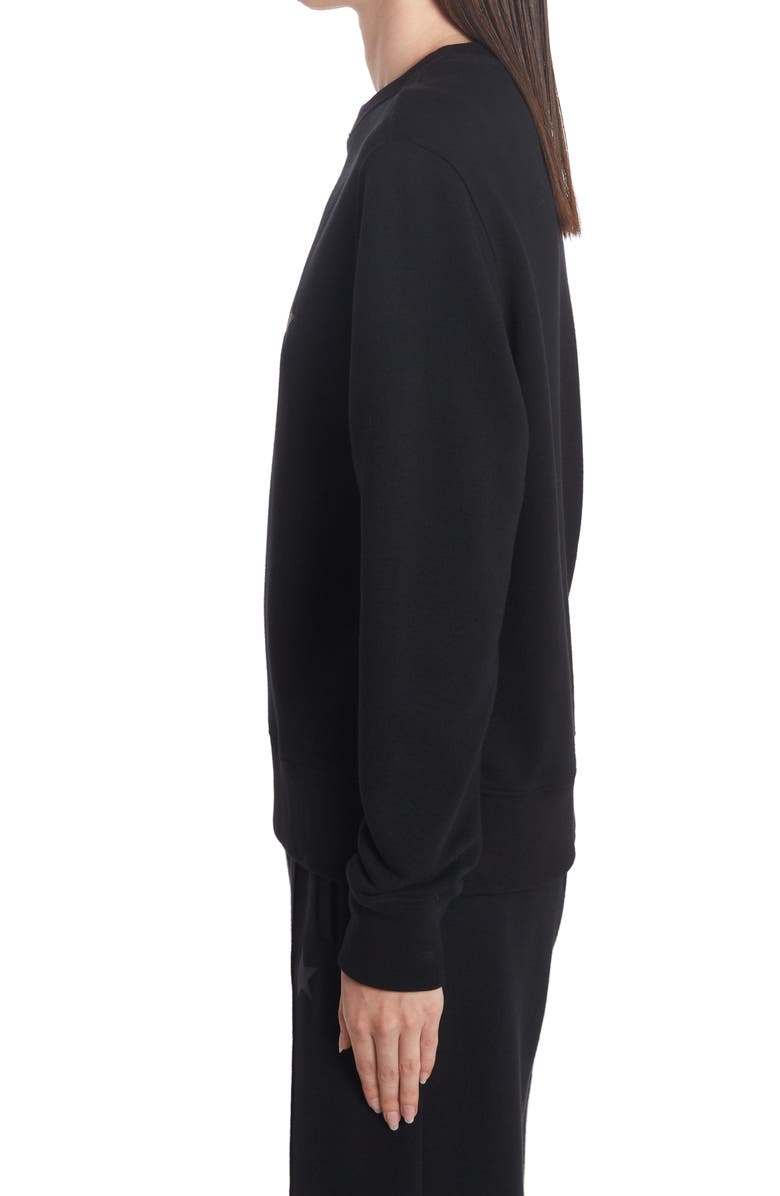 Golden Goose Star Collection Athena Logo Cotton Jersey Sweatshirt, Alternate, color, 