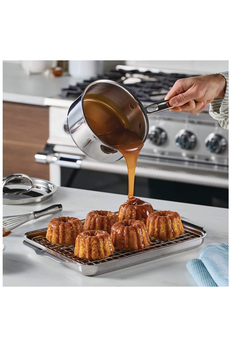 ProBond® Luxe Professional Clad Stainless Steel 1.5-Quart Saucepan with Lid, Alternate, color, NO COLOR