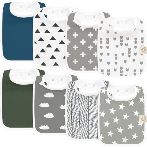8-Pack Coast Drool Bibs