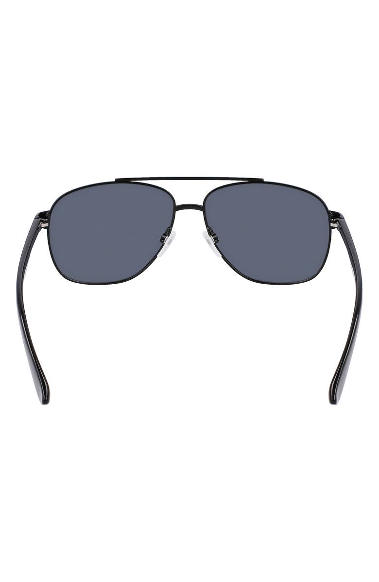 Cole Haan 61mm Combination Aviator Polarized Sunglasses, Alternate, color,