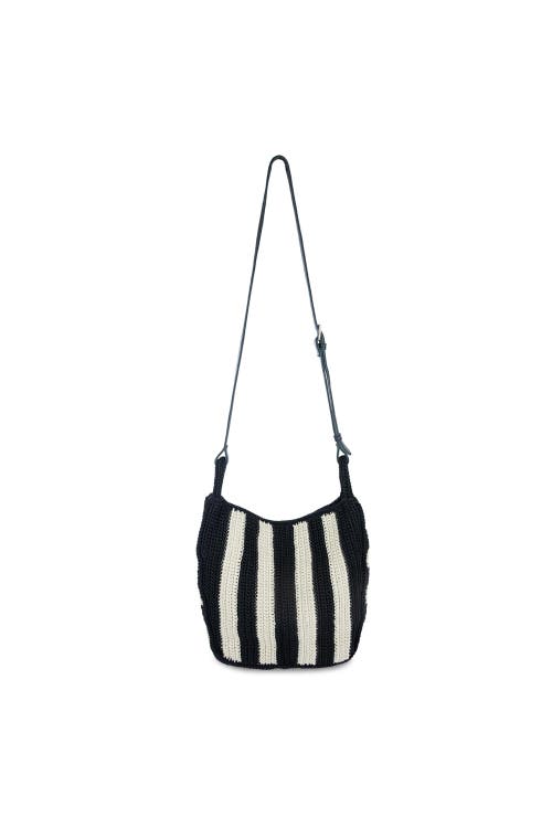 The Sak Los Feliz Crossbody Bag In Black Stripe