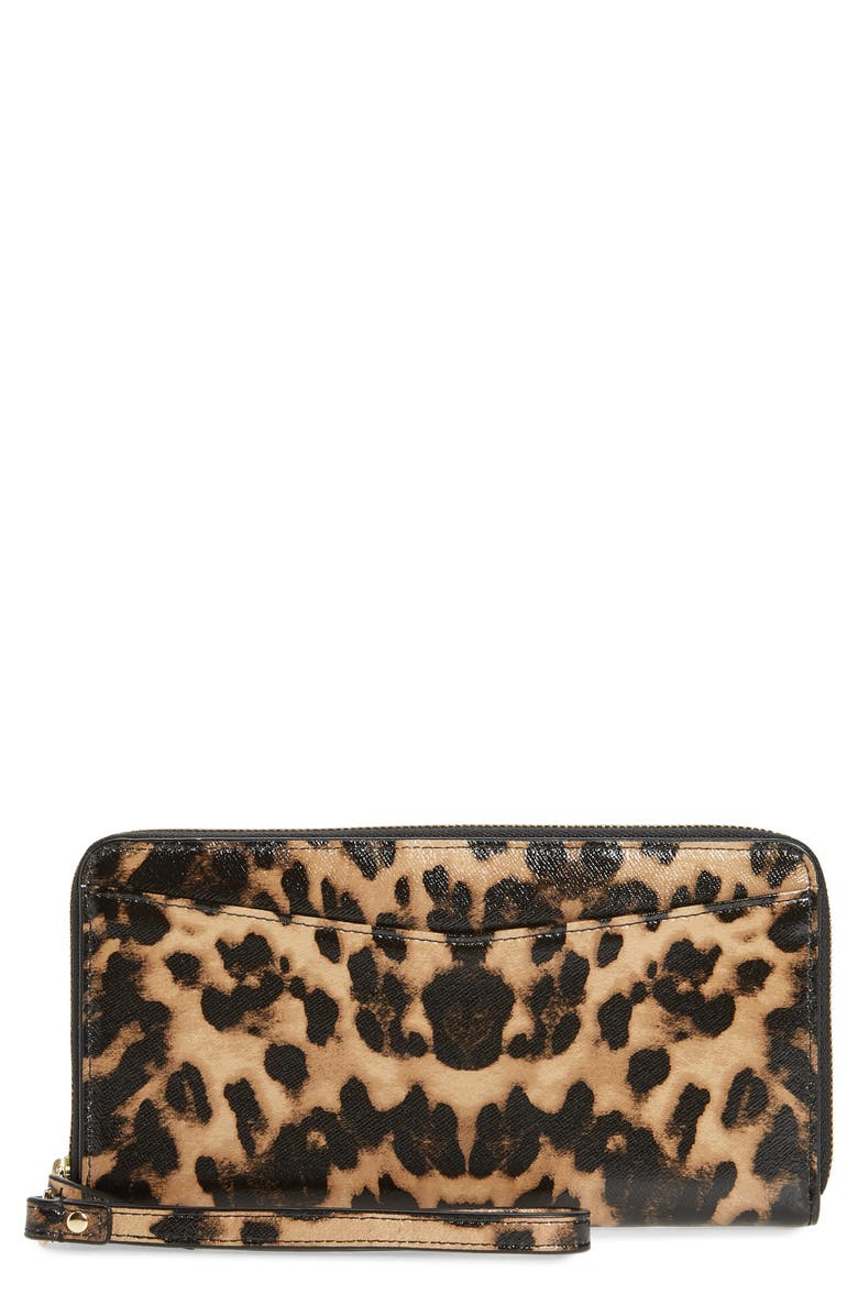 Nordstrom Leather Continental Wallet, Main, color,