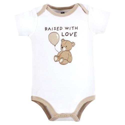 Hudson Baby Soft Cotton Bodysuit Triple Pack