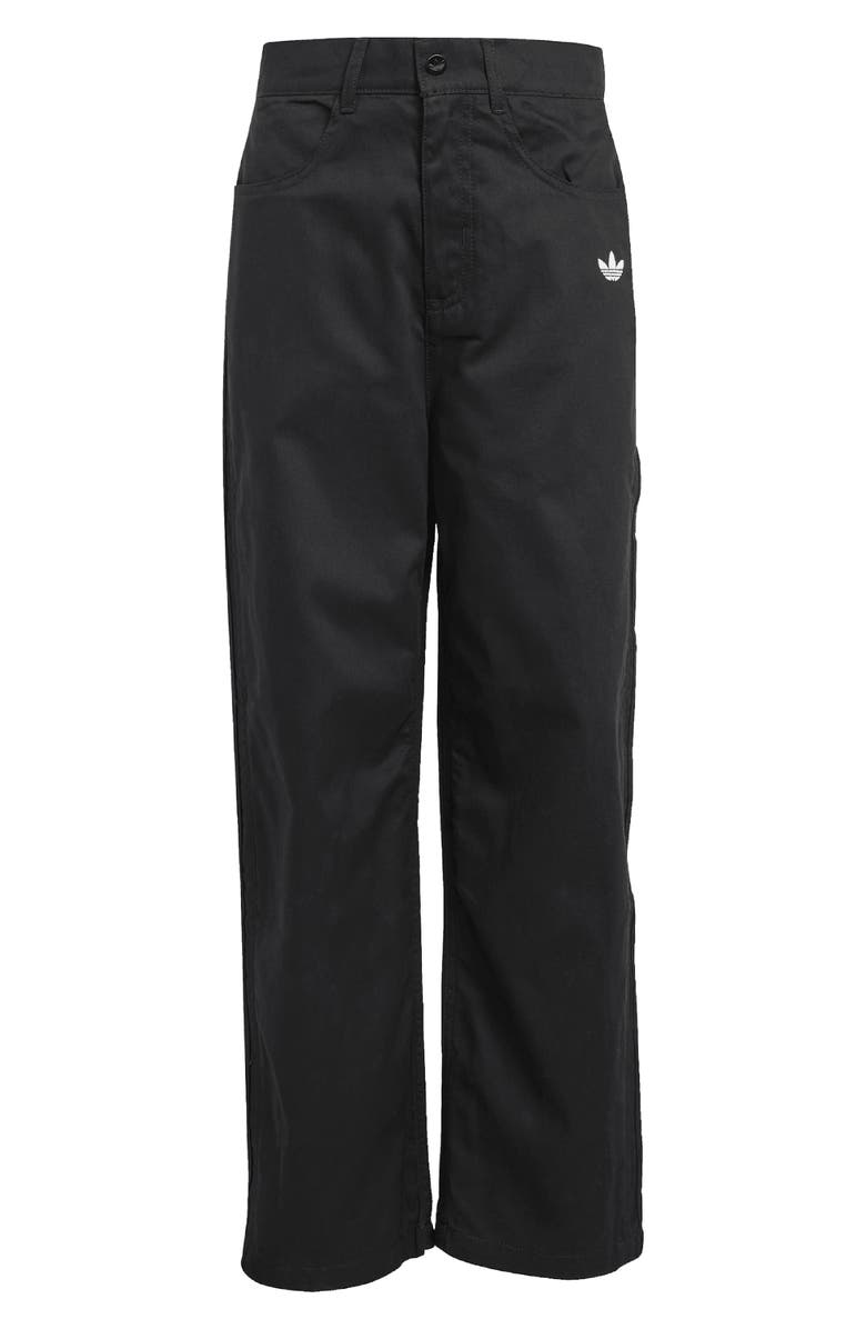 adidas Kids' Cotton Twill Pants, Main, color, Black