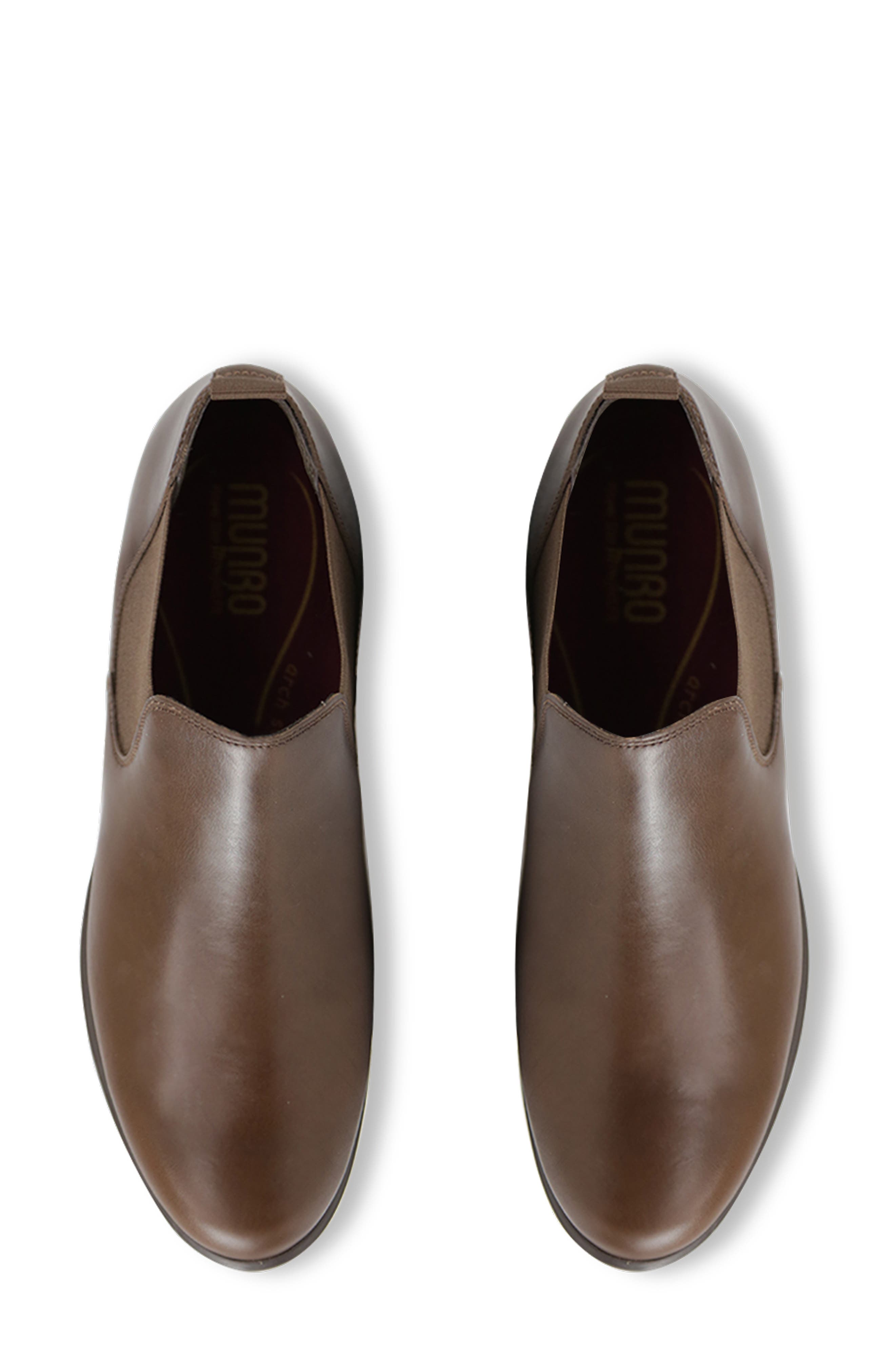 Bedford Leather Bootie, Alternate, color, MUSHROOM LEATHER