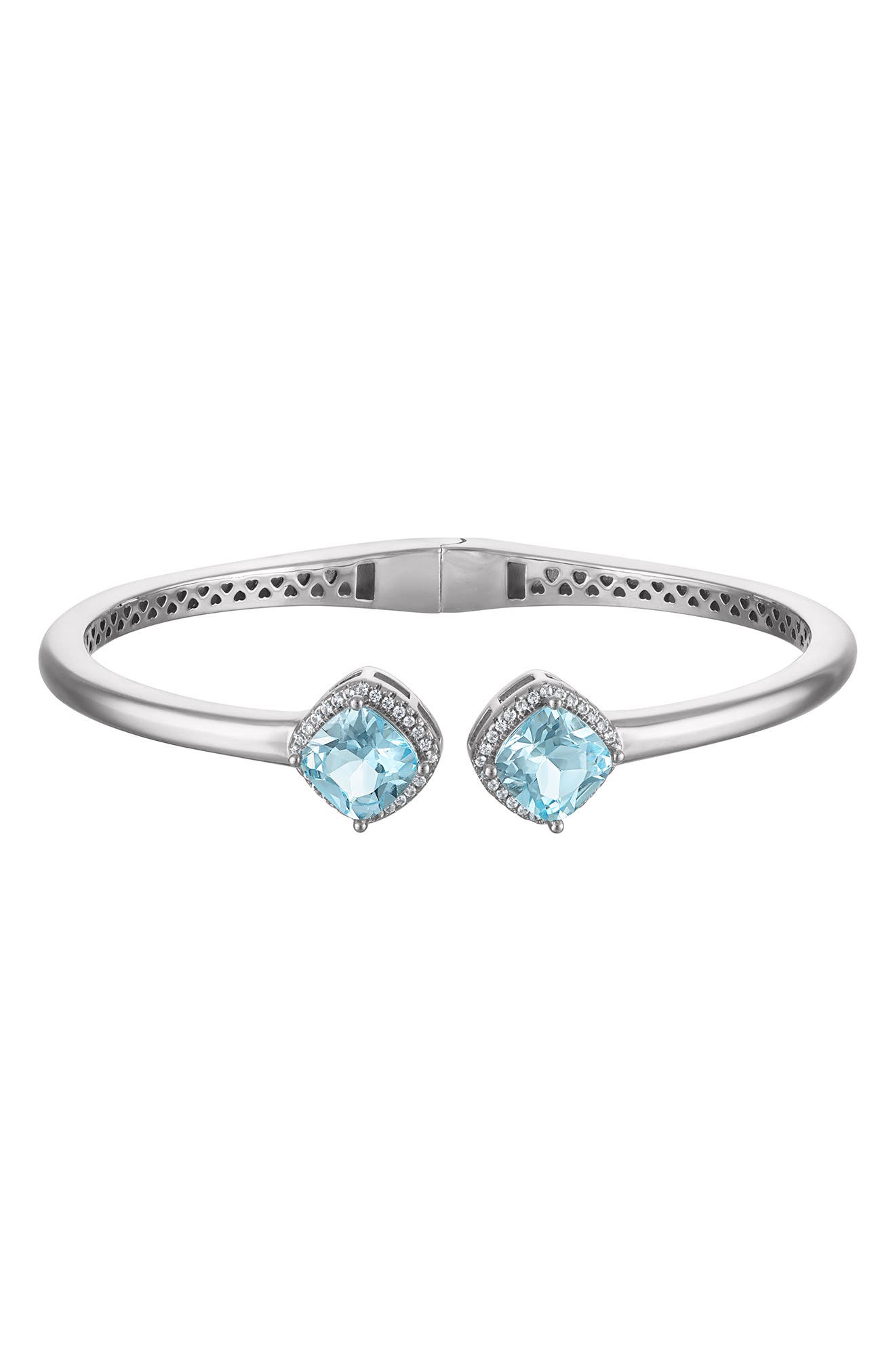 Blue Topaz Bypass Bangle