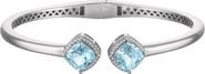 FZN Blue Topaz Bypass Bangle
