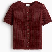 H&M Pointelle-knit Cardigan
