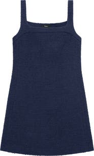 Theory Sleeveless Tweed Minidress