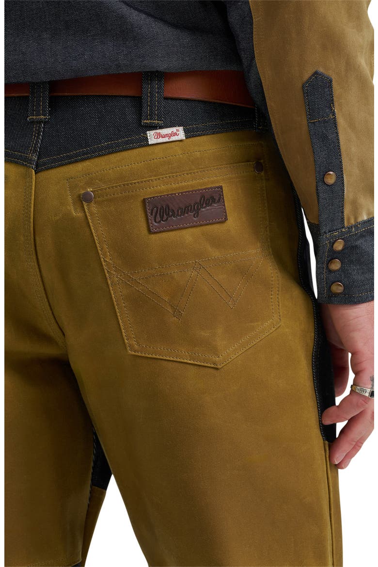 Filson x Wrangler Two Tone Western Jeans, Alternate, color, INDIGO