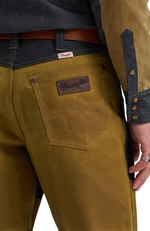 Wrangler X Filson Two Tone Western Jeans In Multi