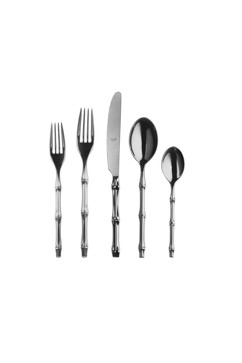 Bali Flatware Set - 5 Pieces, Main, color, Silver