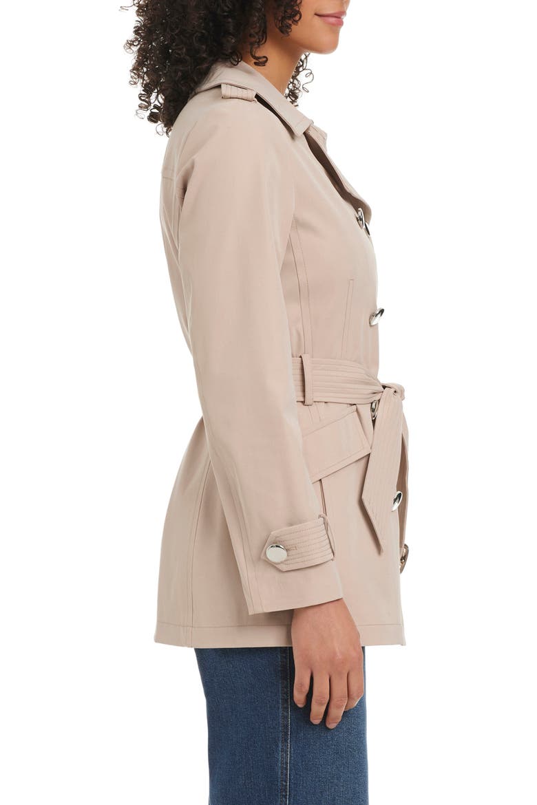 belted double breasted trench coat, Alternate, color, SOFT TAUPE