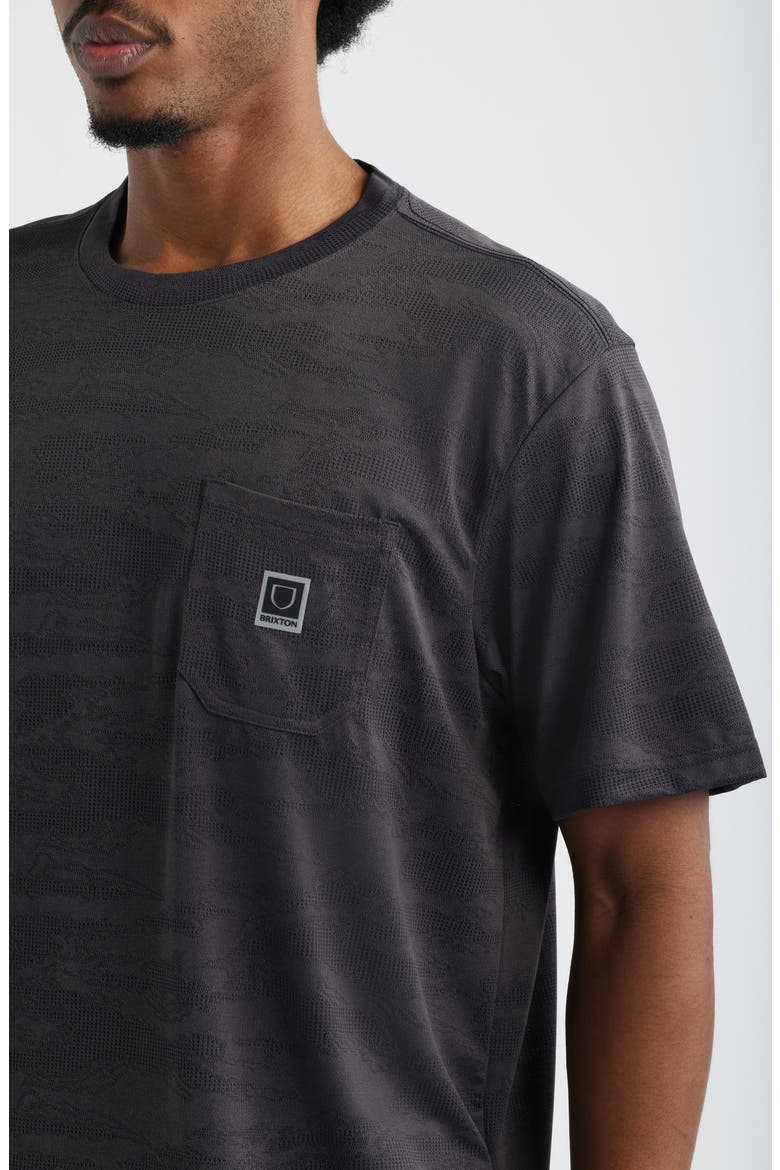 Journey Mesh Knit T-Shirt, Alternate, color, BLACK TIGER CAMO