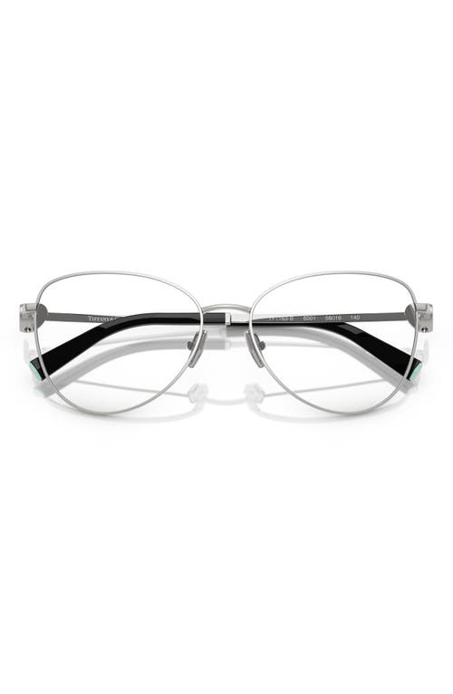 Tiffany & Co . 54mm Pilot Optical Glasses In Silver