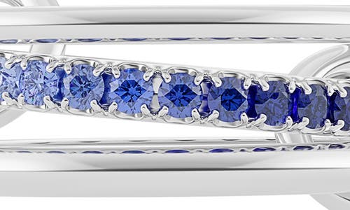 Spinelli Kilcollin Sterling Silver Blue Sapphire Ring In Metallic