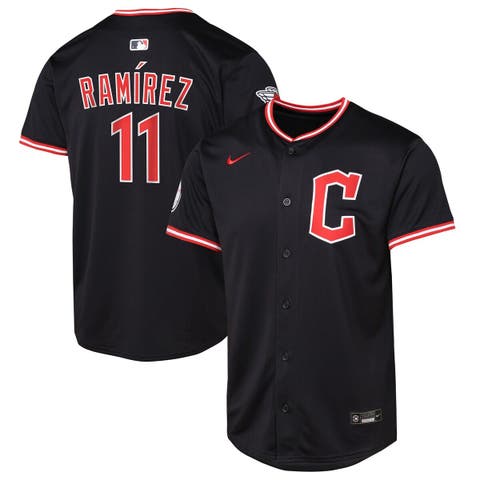 Youth Nike Jose Ramirez Navy Cleveland Guardians Alternate Limited Player Jersey